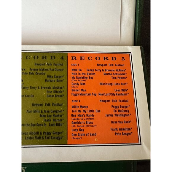 Legendary Folk Songs Vinyl Record Collection Box Set - Picture 7 of 8